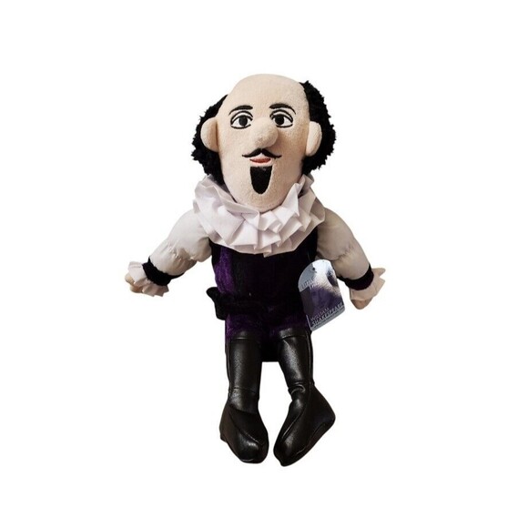 2005 Little Thinkers The Unemployed Philosophers Guild WILLIAM SHAKESPEARE Plush - Picture 1 of 8